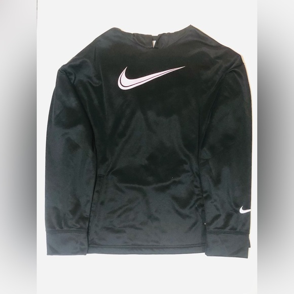 Black and pink small girls Nike hoodie brand new and never worn - Picture 1 of 3